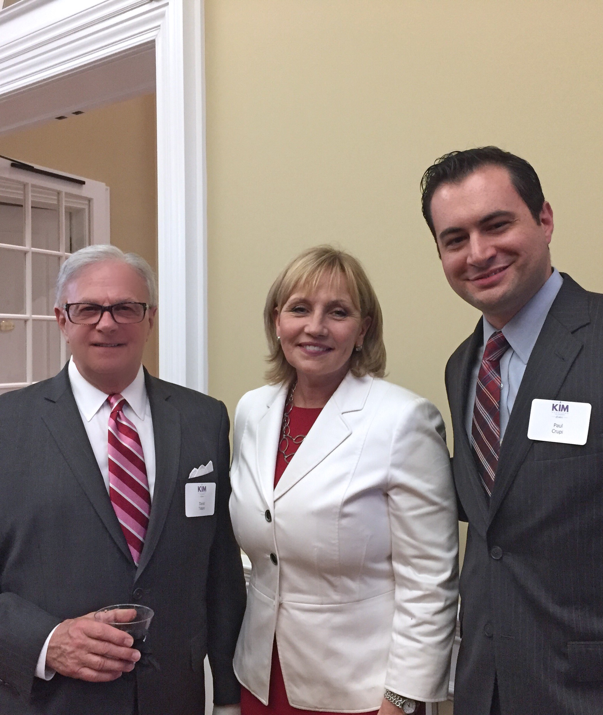 Photo: Dave Totaro, Lt. Governor Guadagno, Paul Crupi