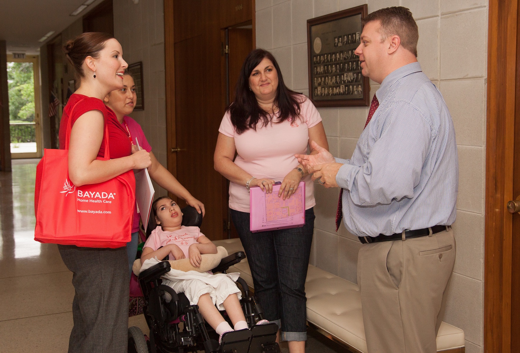 North Carolina family meets with their state legislator to discuss the importance of home care in their lives.