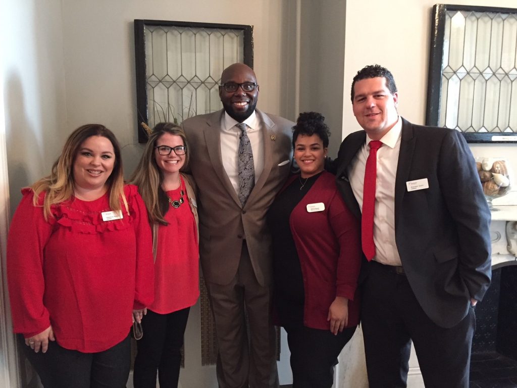 New Jersey Troy Singleton meets with home care advocates from BAYADA - Personal Care Assistant (PCA) program funding and minimum wage